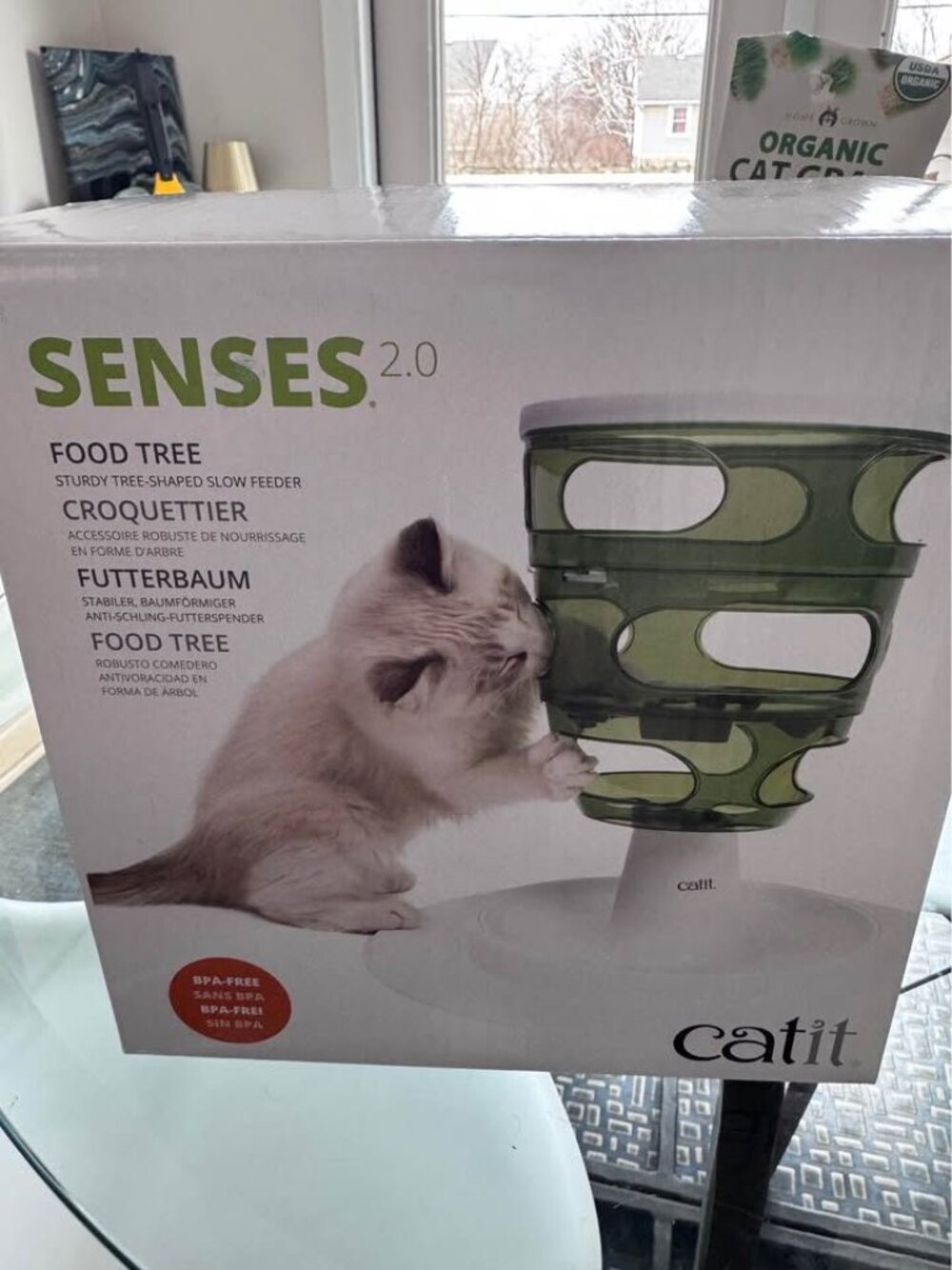 New Catit Senses 2.0 Food Tree Cat Feeder